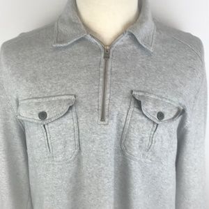 Banana Republic Men's 1/4 Zip Sweater Shirt XL